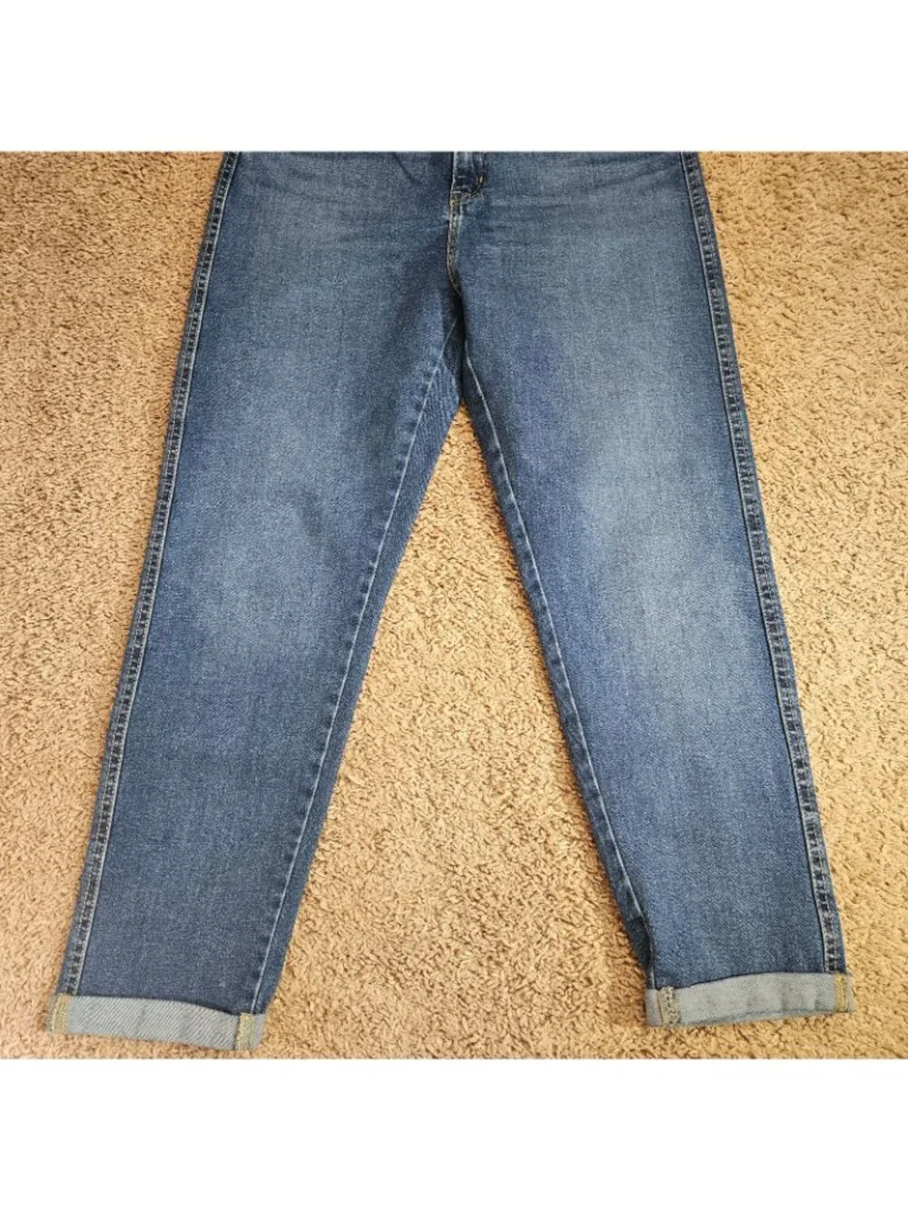 Levis Signature Mid Rise Boyfriend Jeans Womens 8 31x25 Heritage Denim Stretch - Picture 9 of 10